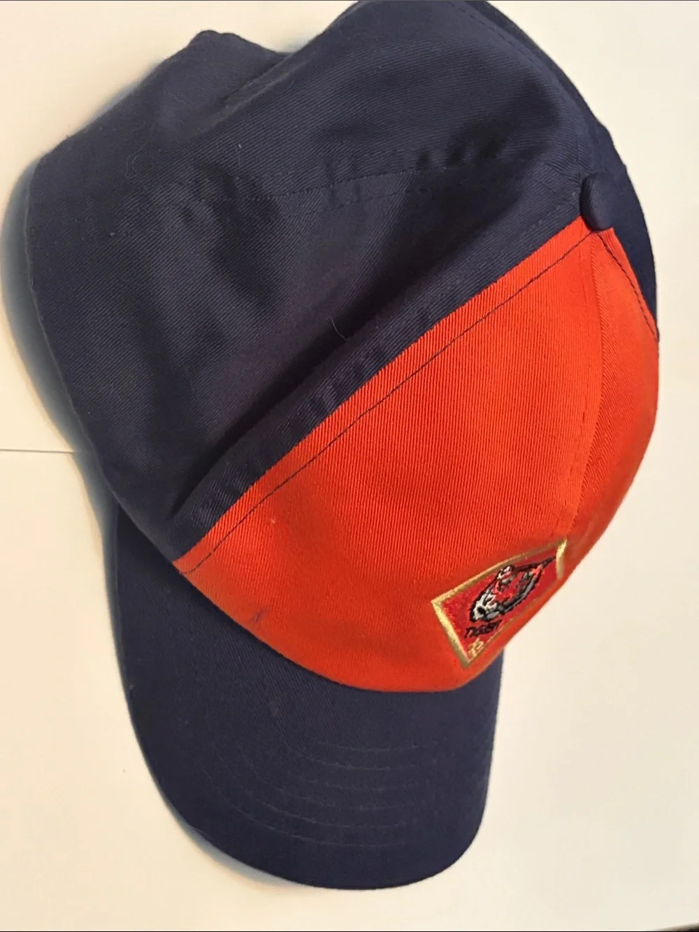 Boy’s Tiger Scout uniform hat Boy Scouts of America ax M/L Velcro adjustable